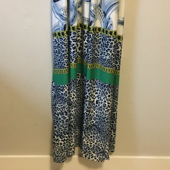 Lauren Ralph Lauren Leopards Diamond Rings and Gold Chain High Waist Max… - Picture 5 of 16